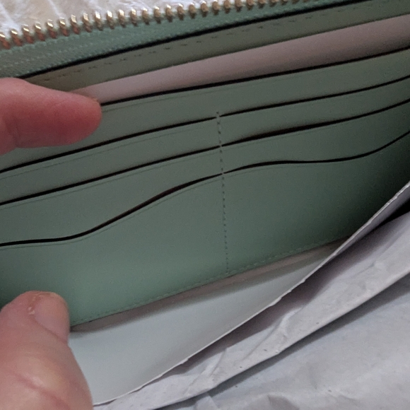 Kate Spade Mint Leather Accessory with Gold Detail - Picture 6 of 6